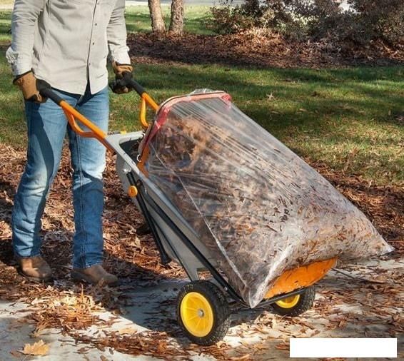 Двухколесная тачка Worx WG050 Aerocart