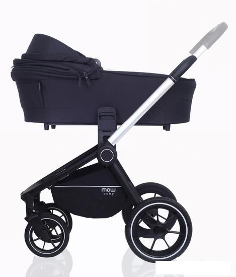Универсальная коляска Rant MOWbaby Zoom PU (2 в 1, silver black)
