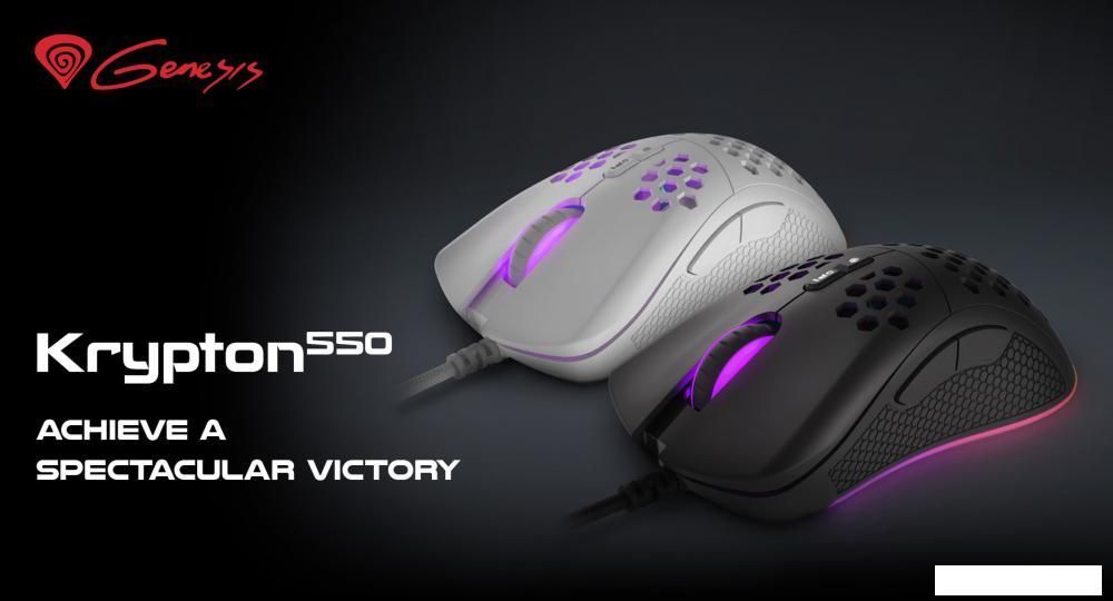 Игровая мышь Genesis Krypton 550 (белый)