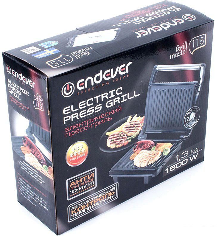 Электрогриль Endever Grillmaster 115