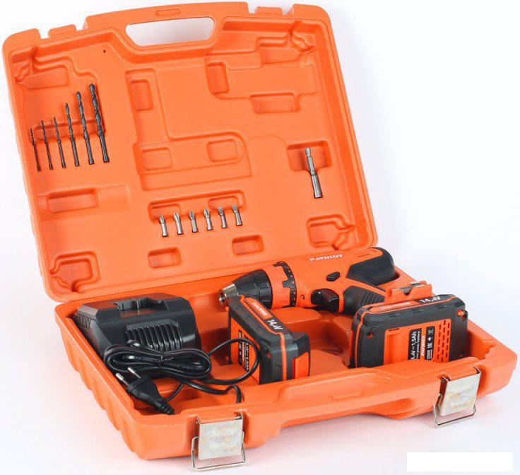 Дрель-шуруповерт Patriot BR 140 Li 180301520 (с 2-мя АКБ, кейс)