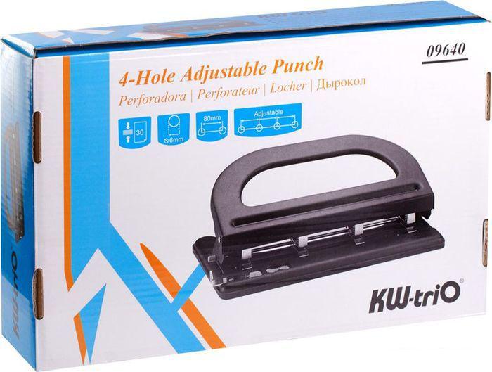 Дырокол KW-trio 964 (черный)