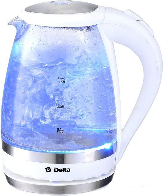 Электрический чайник Delta DL-1202 (белый)
