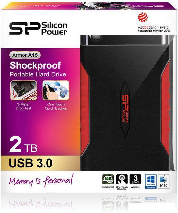 Внешний накопитель Silicon-Power Armor A15 2TB (SP020TBPHDA15S3L)