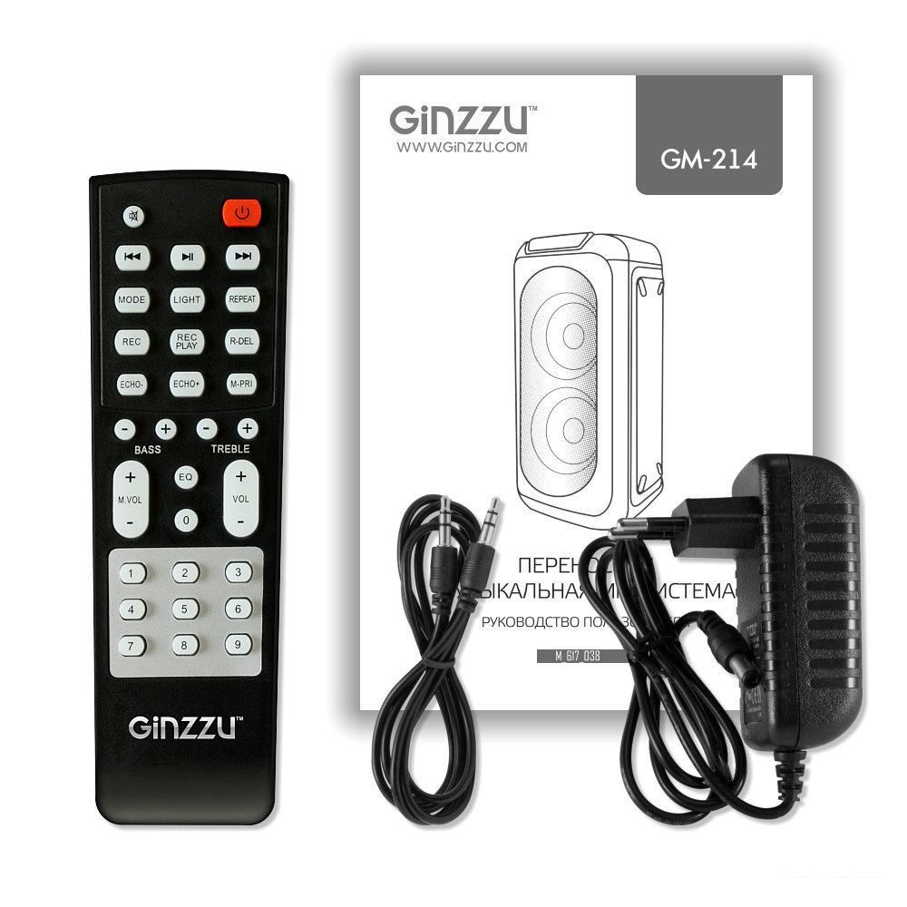 Колонка для вечеринок Ginzzu GM-214