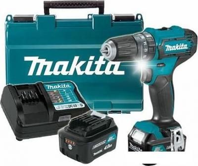 Ударная дрель-шуруповерт Makita HP333DWME (с 2-мя АКБ, кейс)
