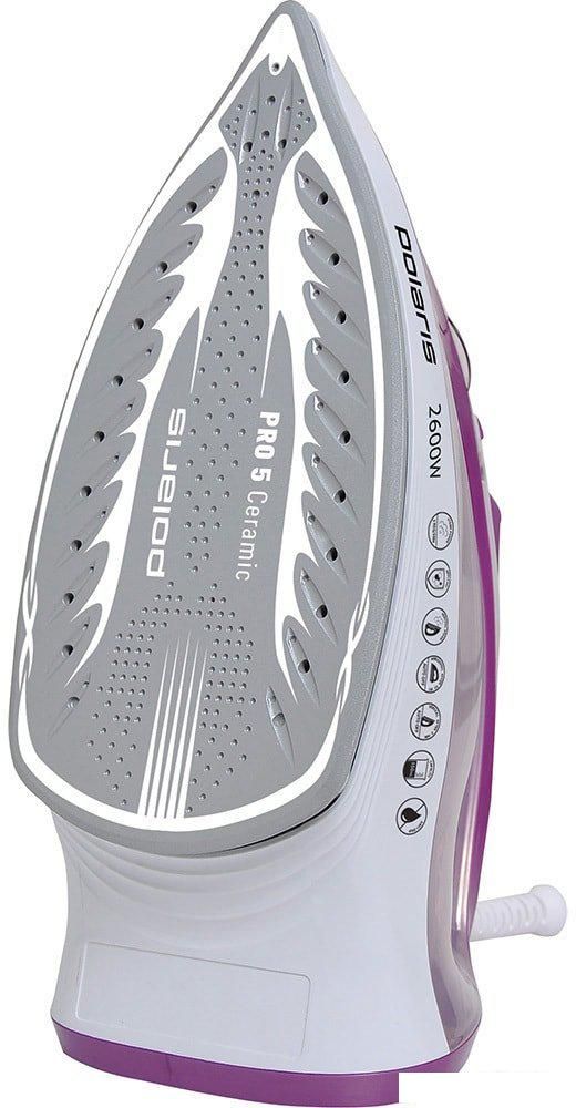 Утюг Polaris PIR 2668AK 3m (розовый/белый)