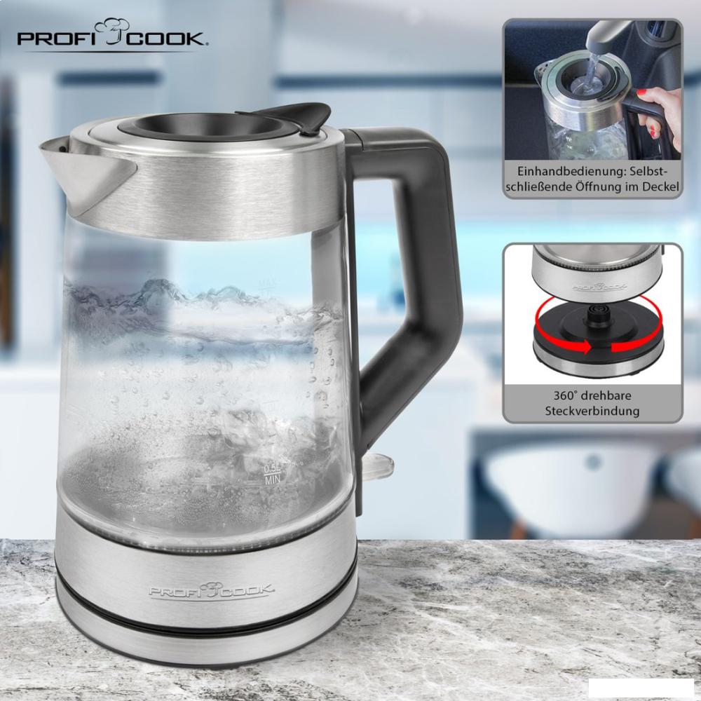 Электрический чайник ProfiCook PC-WKS 1190 G