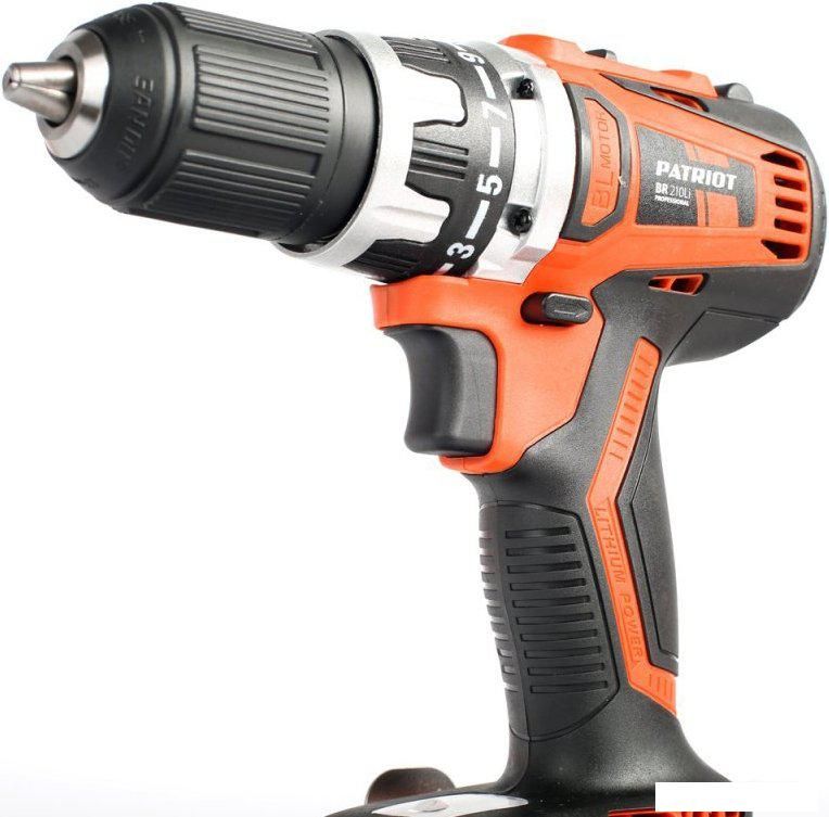 Дрель-шуруповерт Patriot BR 210Li 180301550 (с 2-мя АКБ, кейс)