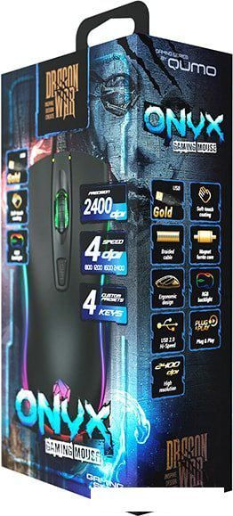 Игровая мышь QUMO Dragon War Onyx