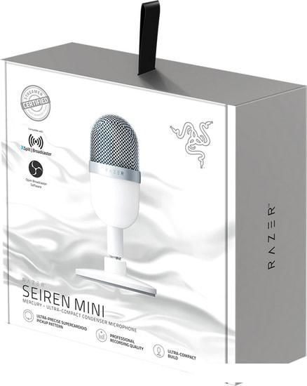 Проводной микрофон Razer Seiren Mini Mercury White