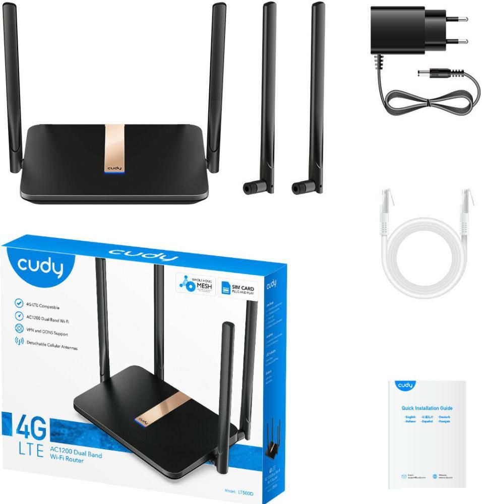 4G Wi-Fi роутер Cudy LT500D 3.0