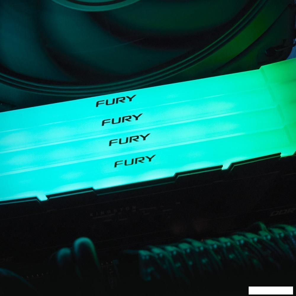 Оперативная память Kingston FURY Renegade RGB 2x8ГБ DDR4 3600МГц KF436C16RB2AK2/16