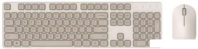 Офисный набор Xiaomi Wireless Keyboard and Mouse Set 2 WXJS02YM (бежевый)