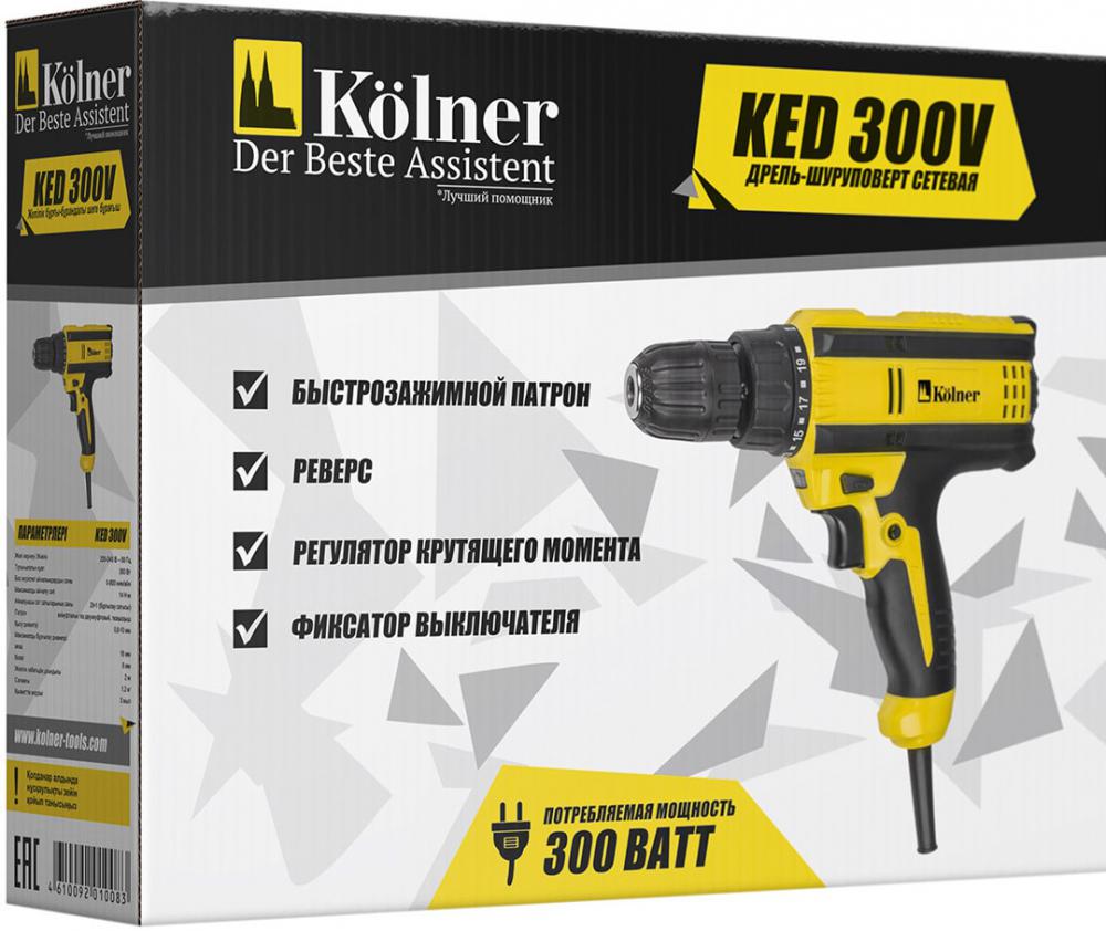 Дрель-шуруповерт Kolner KED 300V