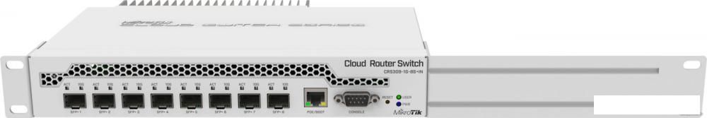 Управляемый коммутатор 3-го уровня Mikrotik CRS309-1G-8S+IN