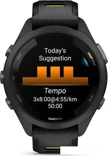 Умные часы Garmin Forerunner 265S (черный/желтый)