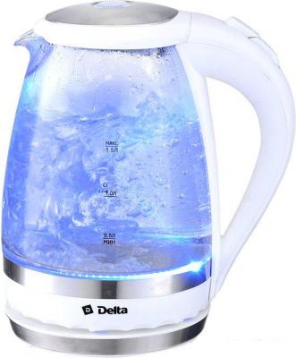 Электрический чайник Delta DL-1202 (белый)