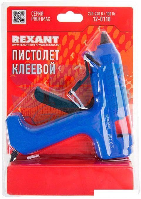 Термоклеевой пистолет Rexant 12-0118