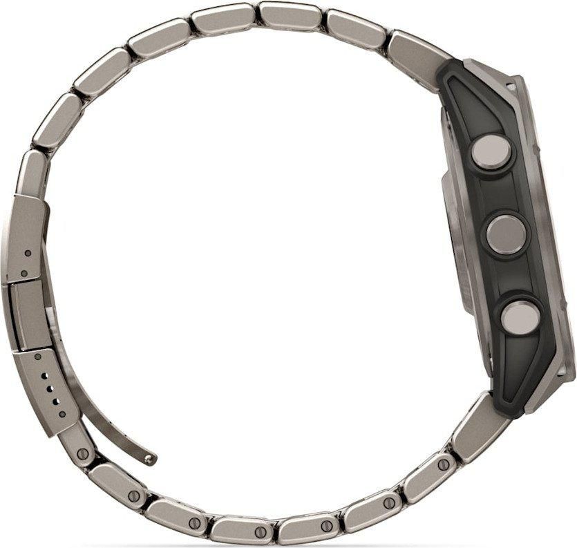 Умные часы Garmin Fenix 8 Sapphire, Titanium 47мм (светло-серый, титановый ремешок)