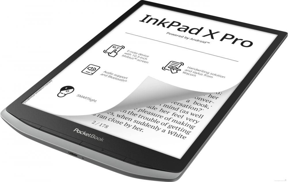 Электронная книга PocketBook InkPad X Pro Mist Grey
