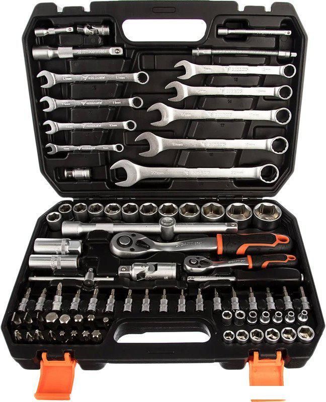 Набор трещотка с головками и битами Gigant GAS 82 (82 предмета)