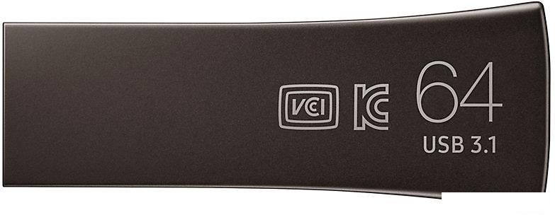 USB Flash Samsung BAR Plus 64GB (титан)
