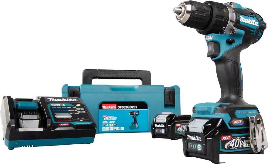 Дрель-шуруповерт Makita DF002GD201 (с 2-мя АКБ, кейс)