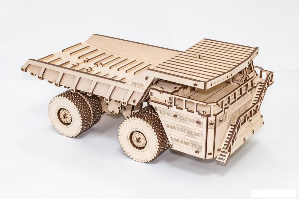 3Д-пазл Eco-Wood-Art БелАЗ 75710