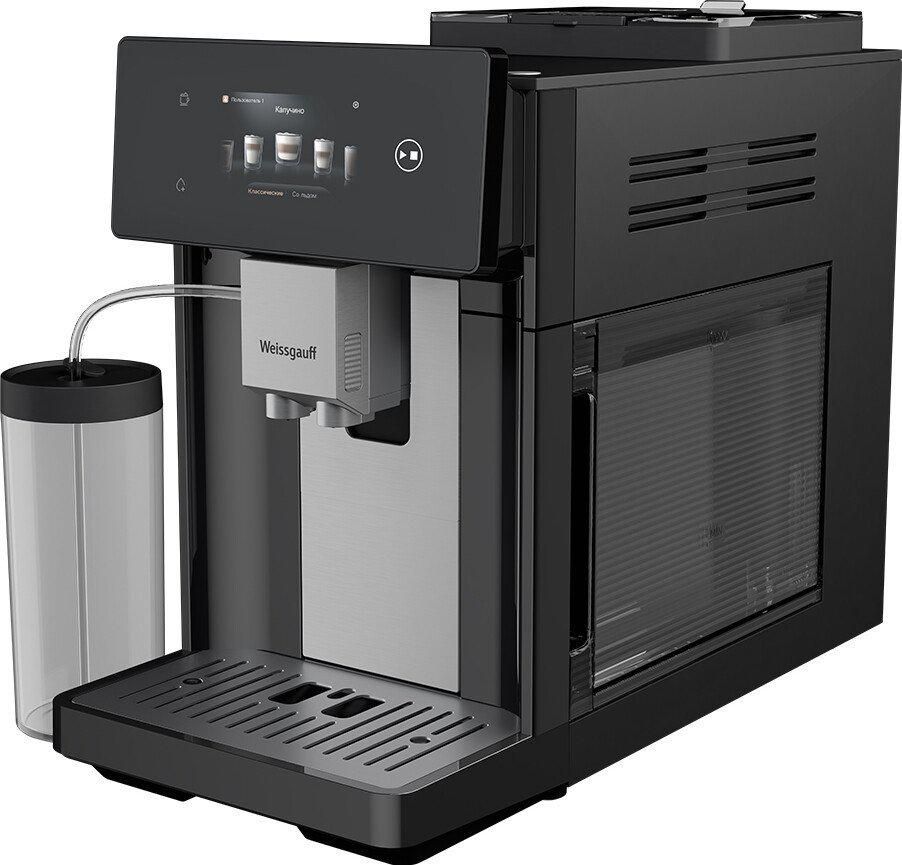 Кофемашина Weissgauff WCM-340 TFT Automatic Touch Cappuccino Nero