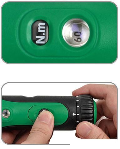 Динамометрический ключ Toptul 1/4" 5-25 Нм ANAU0803