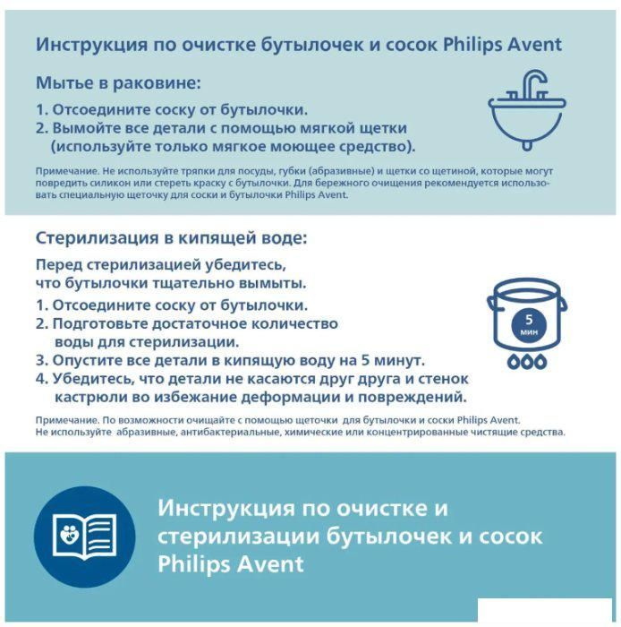 Набор сосок Philips Avent Anti-Colic SCY764/02 (2 шт)