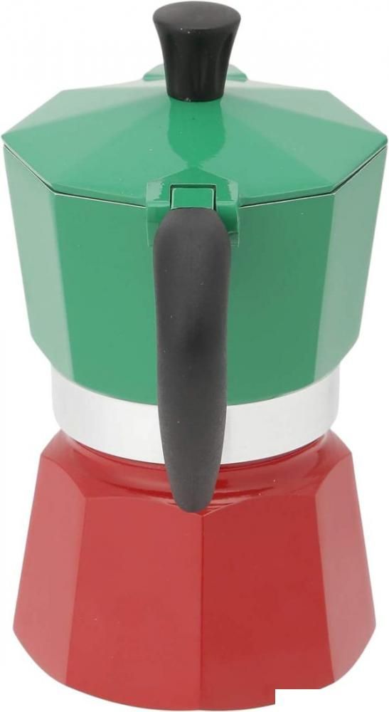 Гейзерная кофеварка Bialetti Moka Express Tricolor (3 порции)