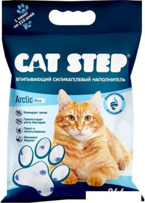 Наполнитель для туалета Cat Step Arctic Blue силикагелевый 26.6 л