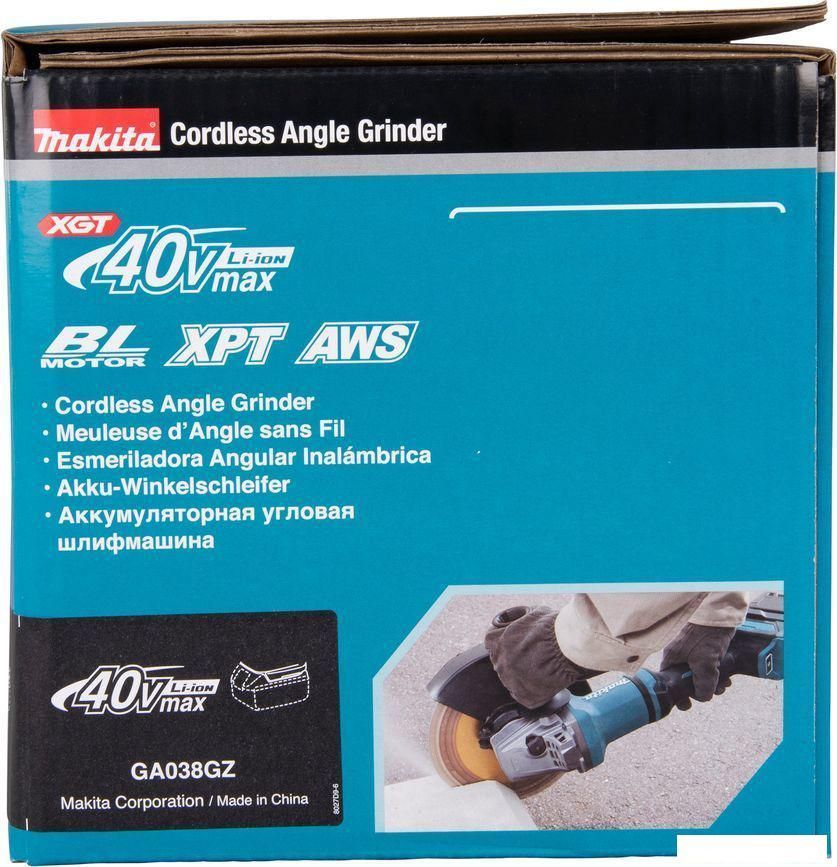 Угловая шлифмашина Makita GA038GZ (без АКБ)