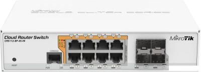 Управляемый коммутатор 3-го уровня Mikrotik CRS112-8P-4S-IN