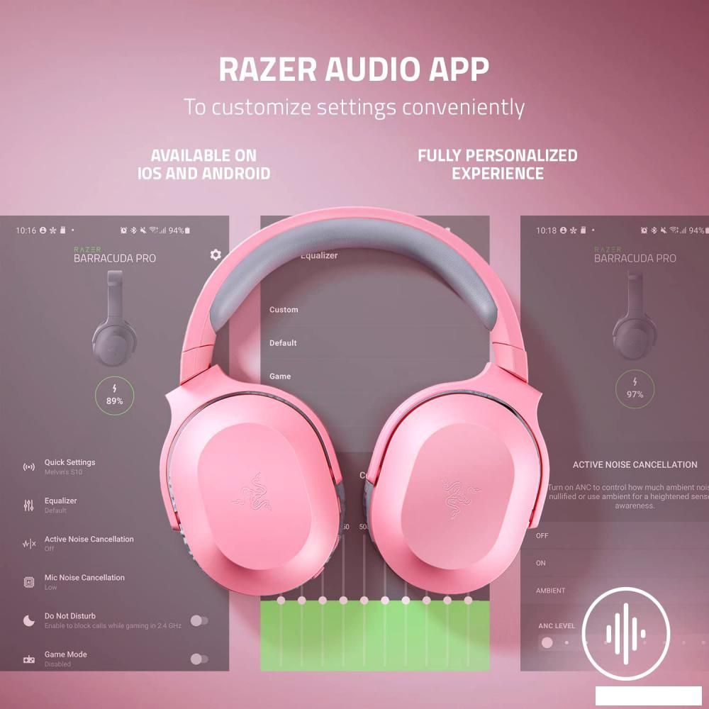 Наушники Razer Barracuda X 2022 (розовый)