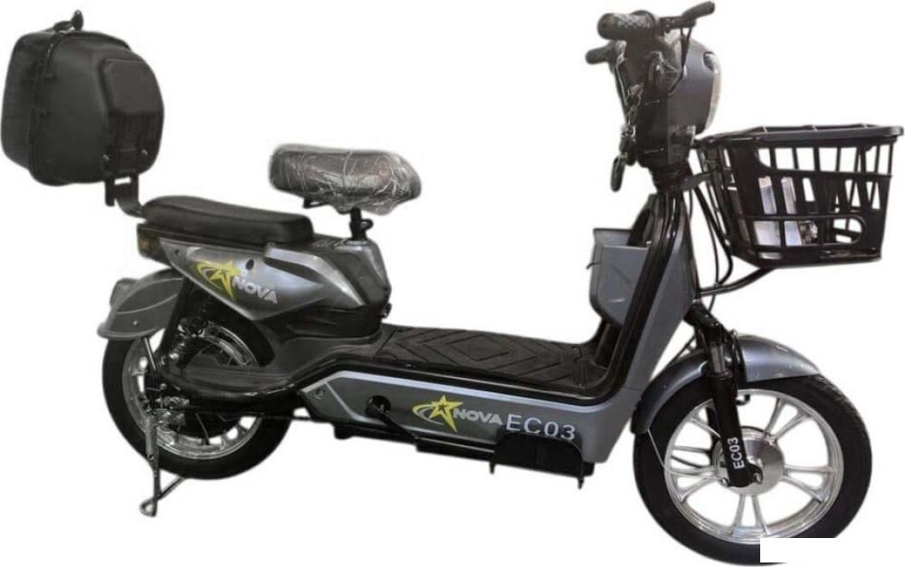 Электроскутер NOVA EC03 (серый, без цепи)
