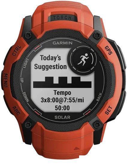 Умные часы Garmin Instinct 2x Solar (оранжевый)