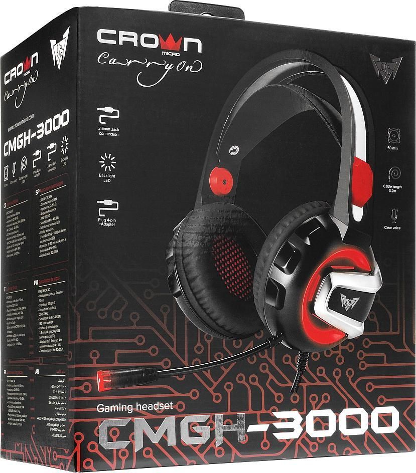 Наушники CrownMicro CMGH-3000