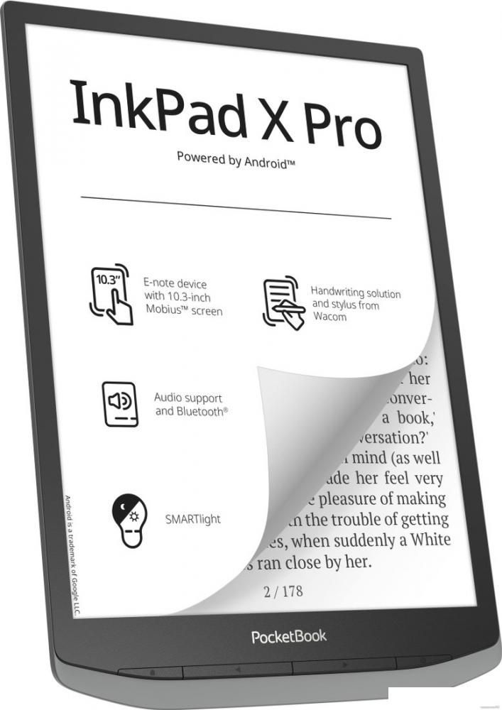 Электронная книга PocketBook InkPad X Pro Mist Grey