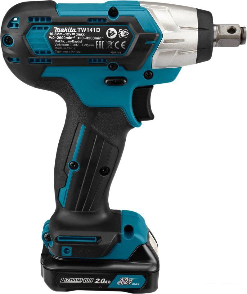 Гайковерт Makita TW141DWAE (с 2-мя АКБ, кейс)