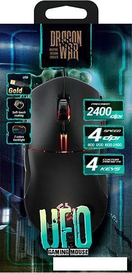 Игровая мышь QUMO Dragon War UFO
