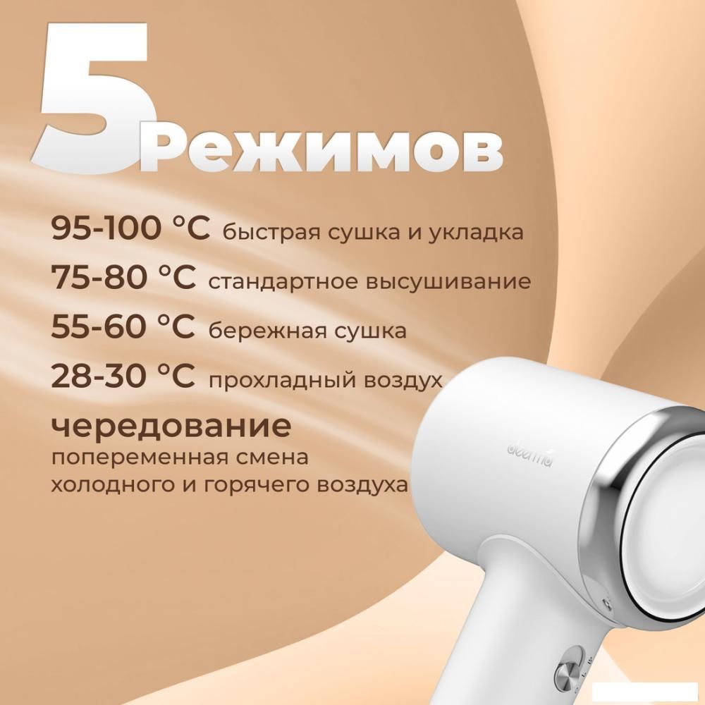 Фен Deerma DEM-CF50W (белый)