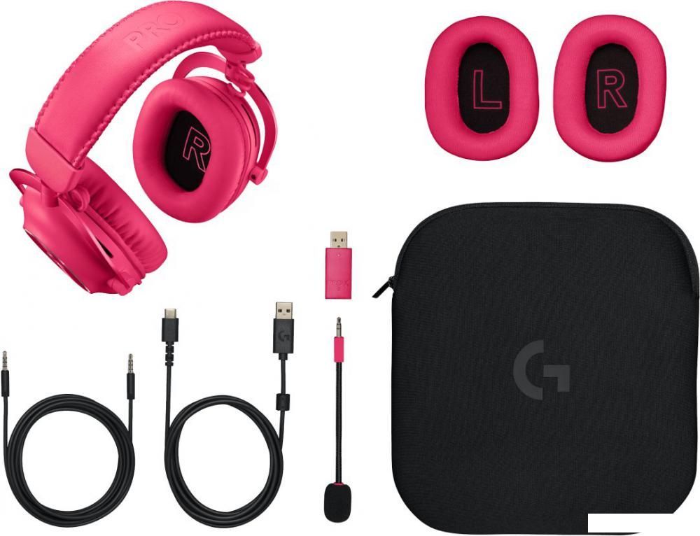 Наушники Logitech G Pro X 2 Lightspeed (розовый)