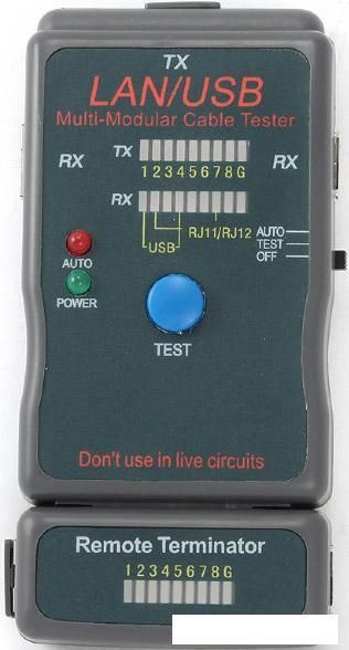 Тестер Cablexpert NCT-2