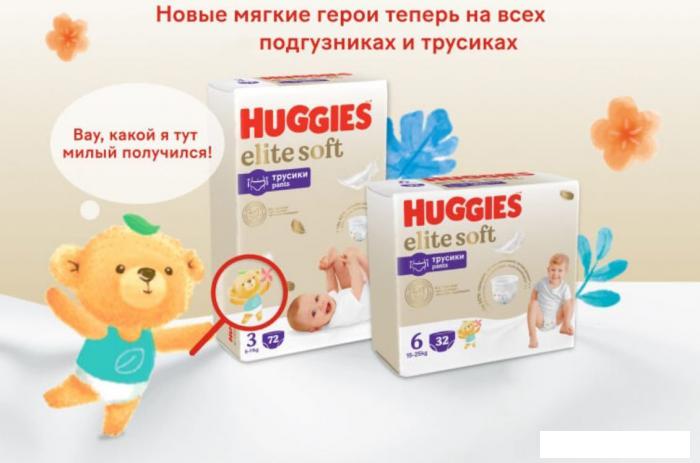 Подгузники Huggies Elite Soft Box 4 (108 шт)