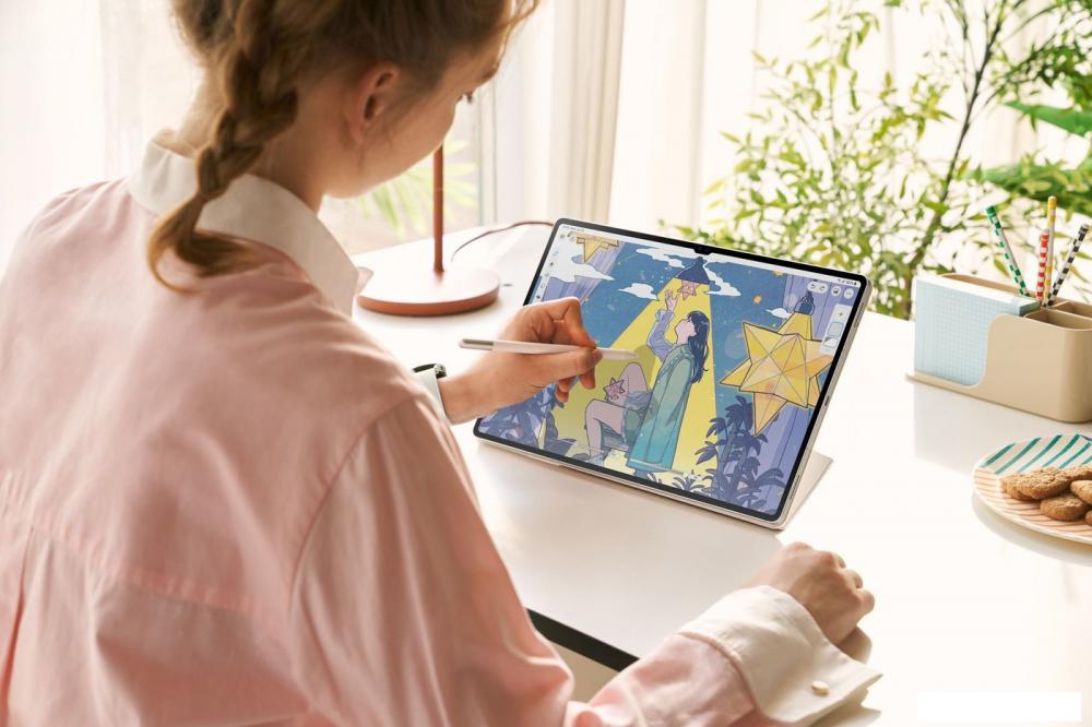 Планшет Samsung Galaxy Tab S9 Ultra Wi-Fi SM-X910 12GB/512GB (кремовый)