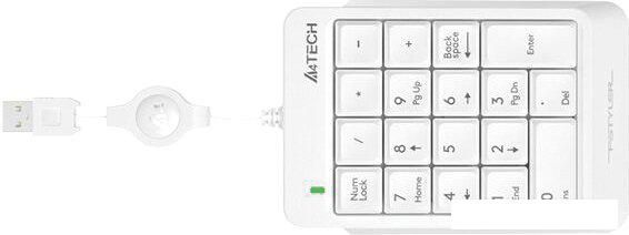 Цифровой блок A4Tech Fstyler FK13 (белый)