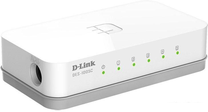Неуправляемый коммутатор D-Link DES-1005C/B1A